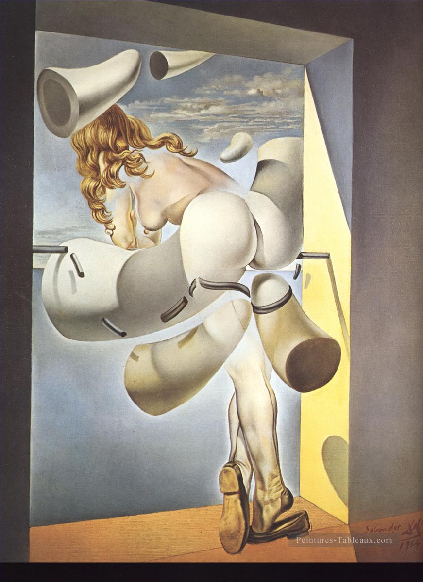 Young Virgin Self Sodomized by the Horns of Her Own Chastity Salvador Dali Oil Paintings